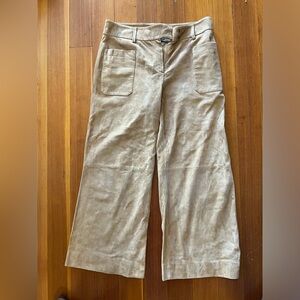 100% suede leather pants size 6